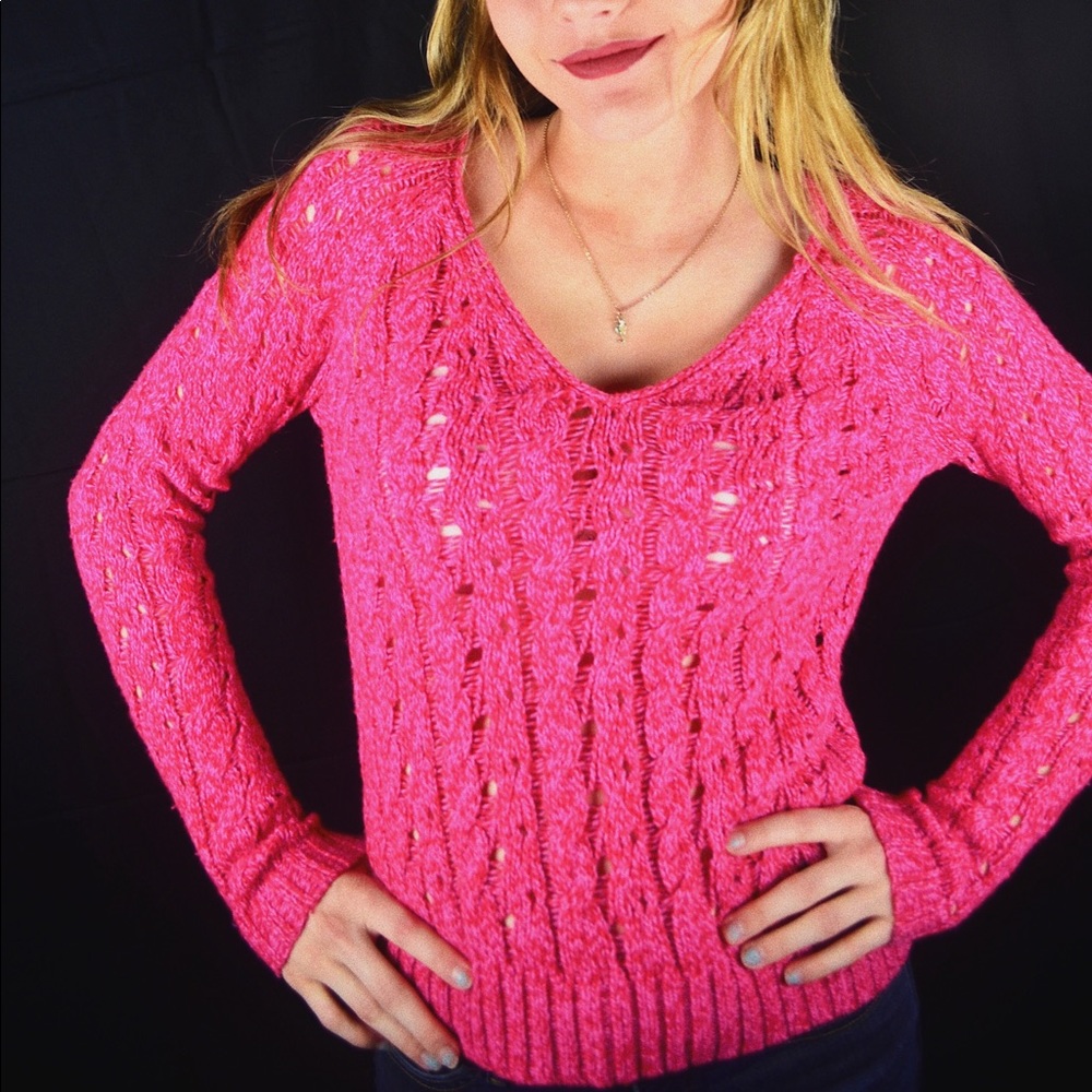 Abercrombie & Fitch | Hot Pink Sweater Pullover